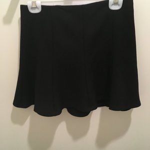 Zara Flutter Black Miniskirt